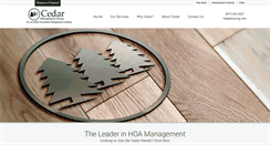 Desktop Screenshot of cedarmanagementgroup.com